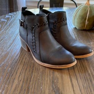 Black ankle boots